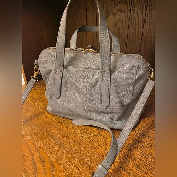 Fossil Sydney Satchel Handbag - DISCONTINUED Faded Indigo - Picture 2 of 8